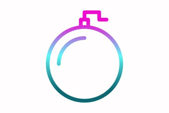 A Vibrant Boom Rainbow Icon for Creative Graphics