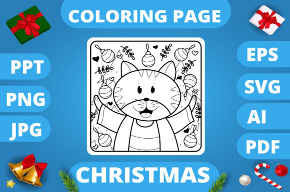 Christmas Coloring Page for Kids 15 V3: A Graphics Gem