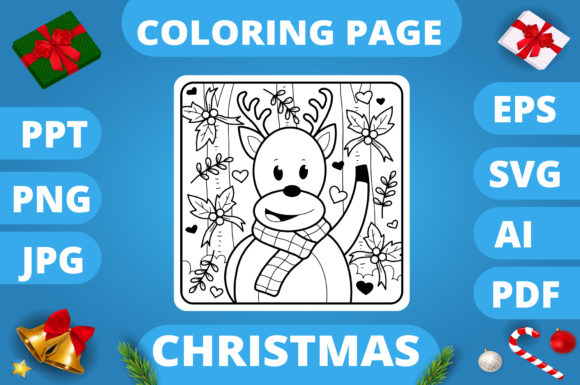 Christmas Coloring Page for Kids 4 V3 Review