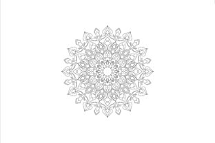 Coloring Mandala Art Book 0146: Perfect for Crafts and Graphics