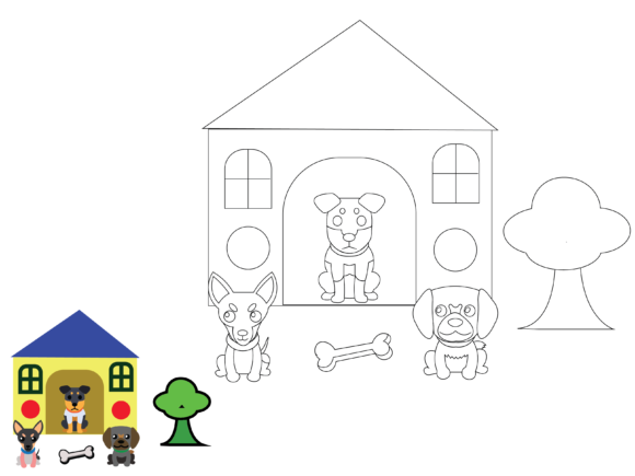 Exploring Dog Friendly Coloring Kids Graphics for Illustrations