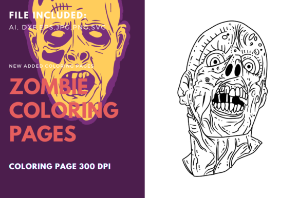Living Dead Screaming Face: A Bold Graphics Asset for Crafters