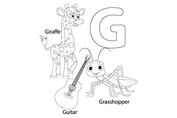 Reviewing Coloring the Letter G for Children Graphics